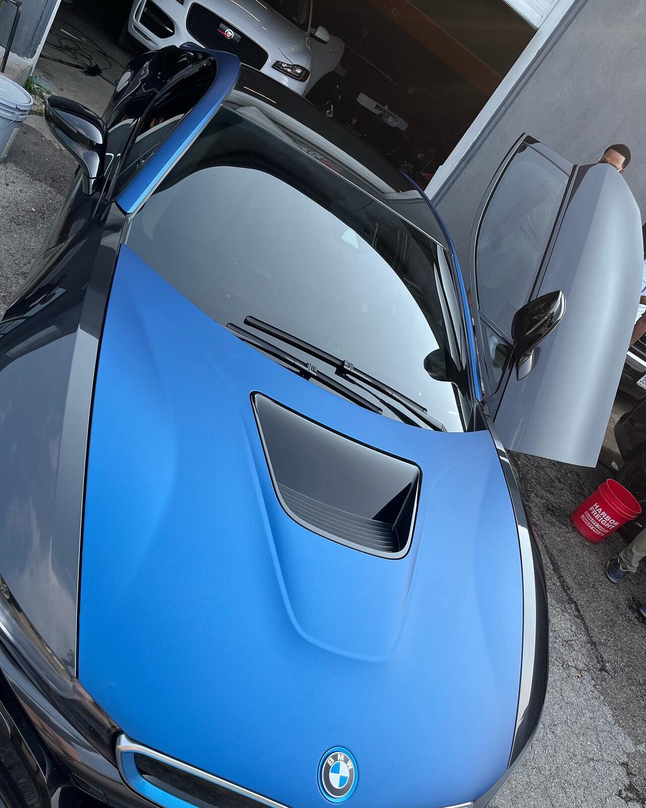 BMW Matte Wrap • Glass Tint